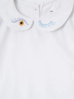 Angel & Rocket Off White Emily Peter Pan Collar Blouse