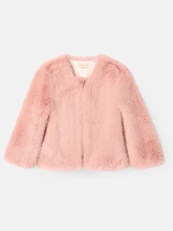Angel & Rocket Pink Allegra Fur Coat
