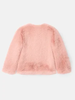 Angel & Rocket Pink Allegra Fur Coat