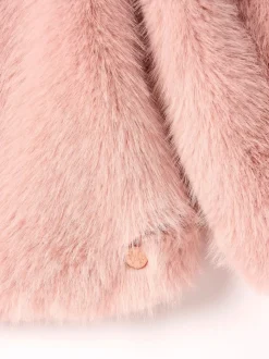 Angel & Rocket Pink Allegra Fur Coat