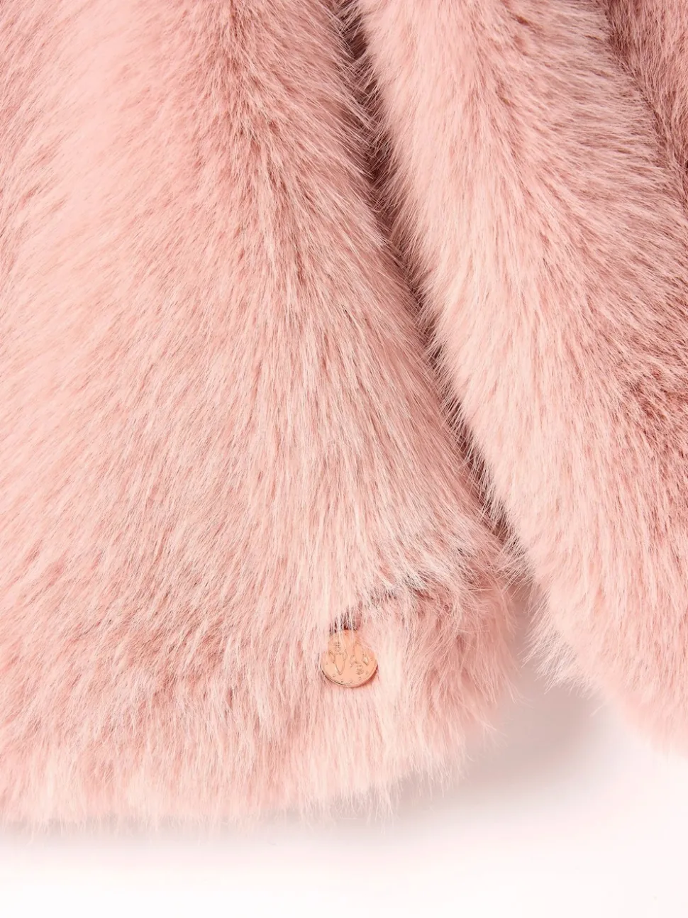 Angel & Rocket Pink Allegra Fur Coat