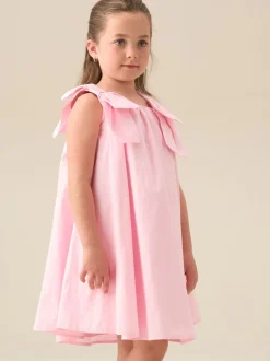 Angel & Rocket Pink Bow Strap Swing Dress