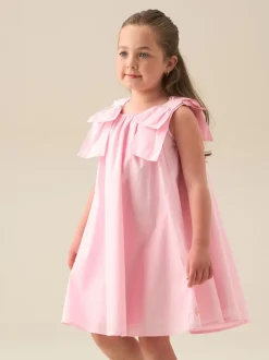 Angel & Rocket Pink Bow Strap Swing Dress