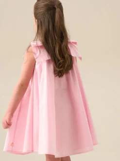 Angel & Rocket Pink Bow Strap Swing Dress