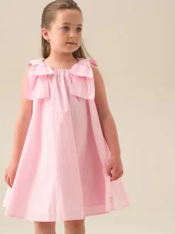 Angel & Rocket Pink Bow Strap Swing Dress