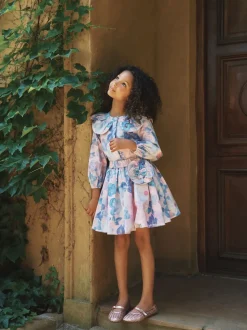 Angel & Rocket Pink Celia Petal Collar Blouse