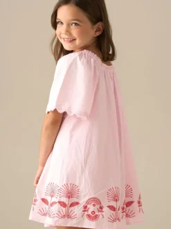 Angel & Rocket Pink Ciara Corsage Swing Dress