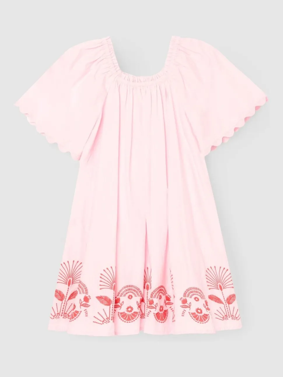 Angel & Rocket Pink Ciara Corsage Swing Dress