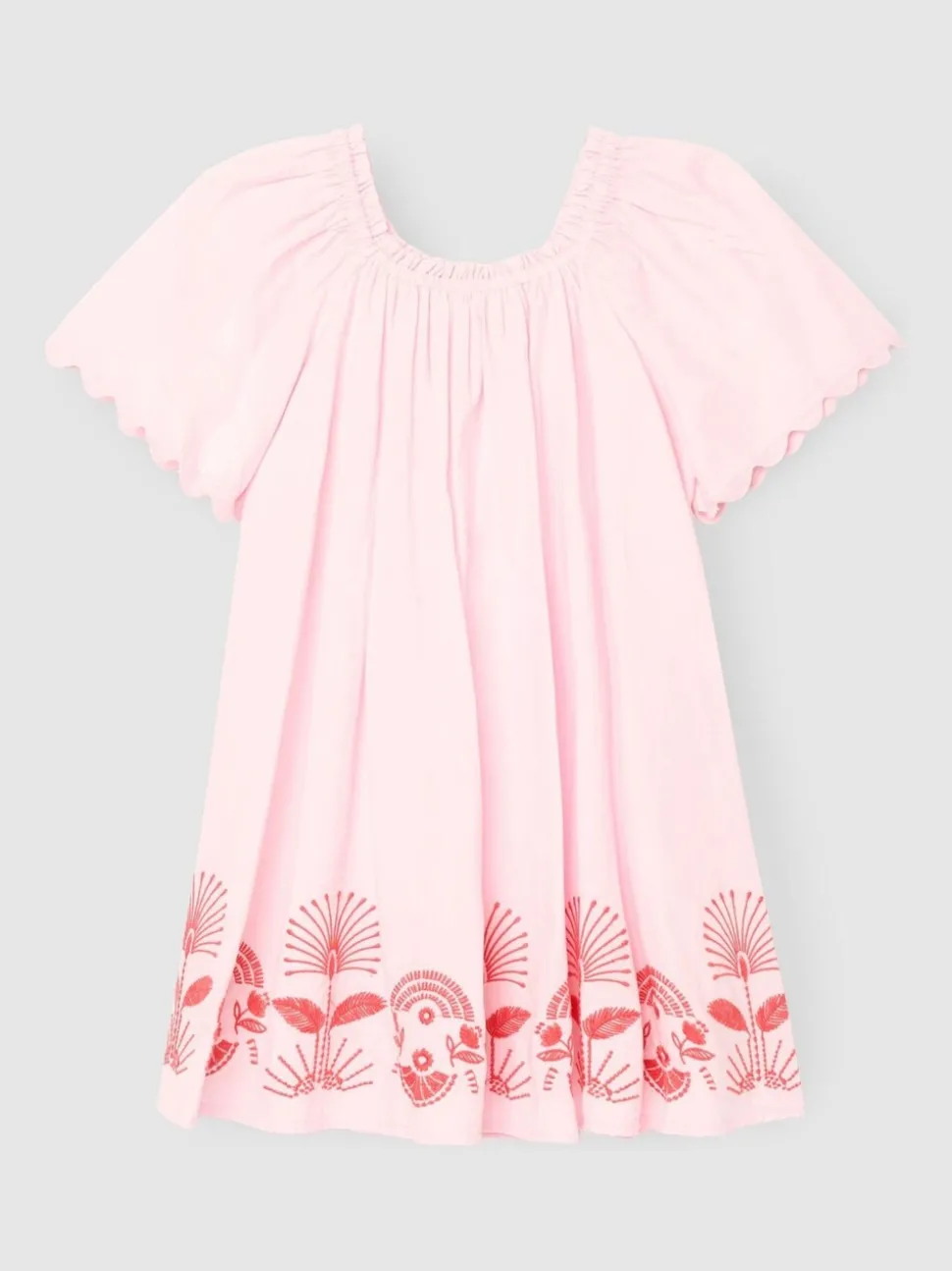 Angel & Rocket Pink Ciara Corsage Swing Dress
