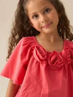 Angel & Rocket Pink Coletta Corsage Swing Blouse