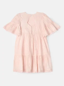 Angel & Rocket Pink 100% Cotton Natalia 3D Flower Dress