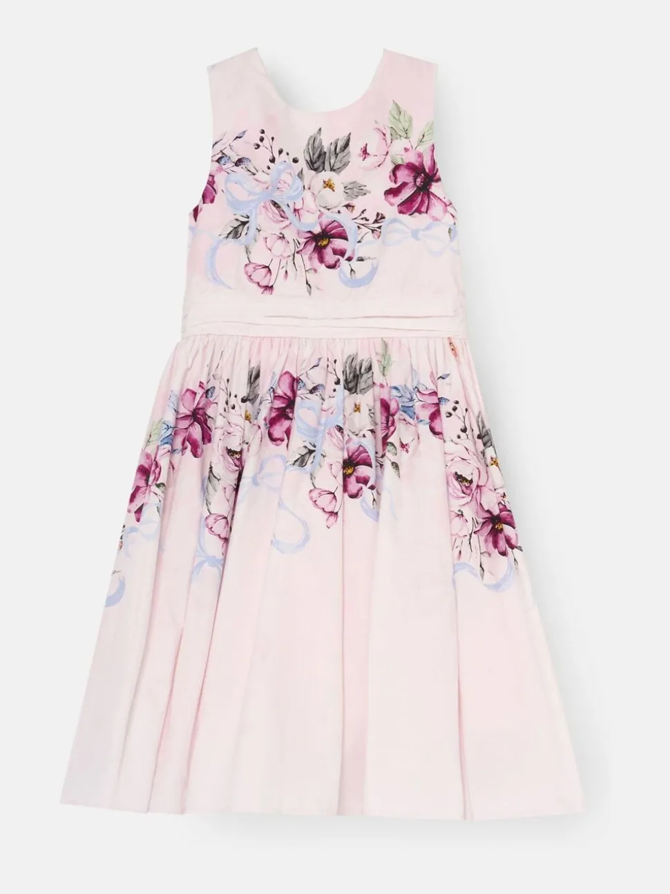 Angel & Rocket Pink Elisa Print Bow Back Dress