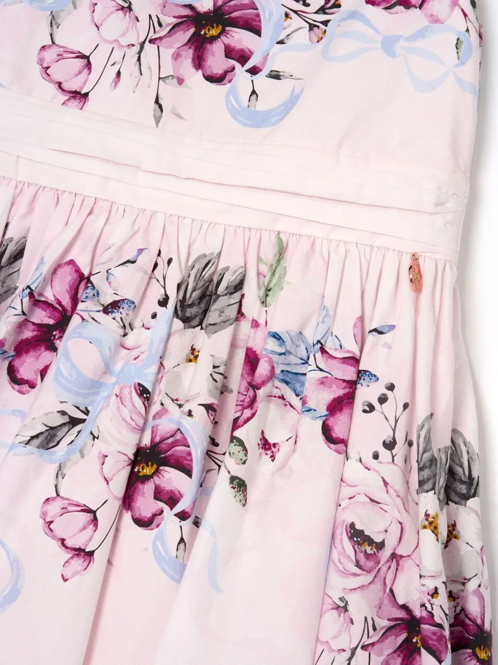 Angel & Rocket Pink Elisa Print Bow Back Dress