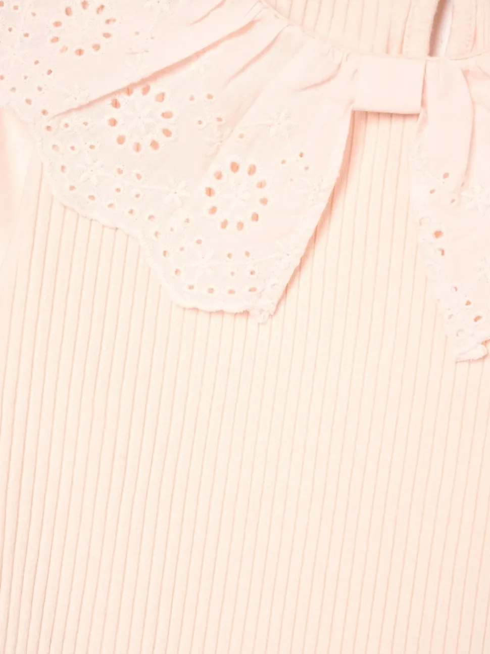 Angel & Rocket Pink Elise Bow Collar Long Sleeve Blouse