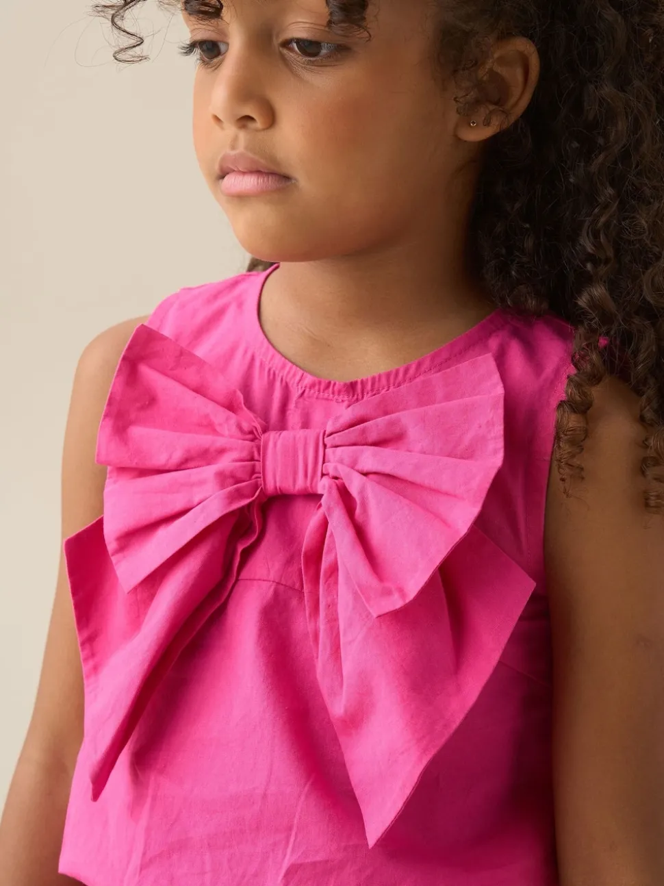 Angel & Rocket Pink Enya Bow Shell Blouse