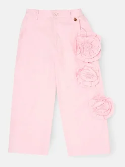 Angel & Rocket Pink Estelle Corsage Embellished Trousers