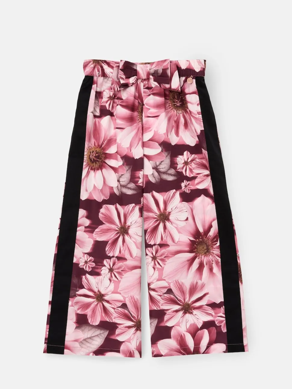 Angel & Rocket Pink Fleur Printed Wide Leg Trousers
