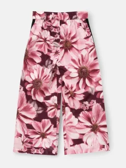 Angel & Rocket Pink Fleur Printed Wide Leg Trousers