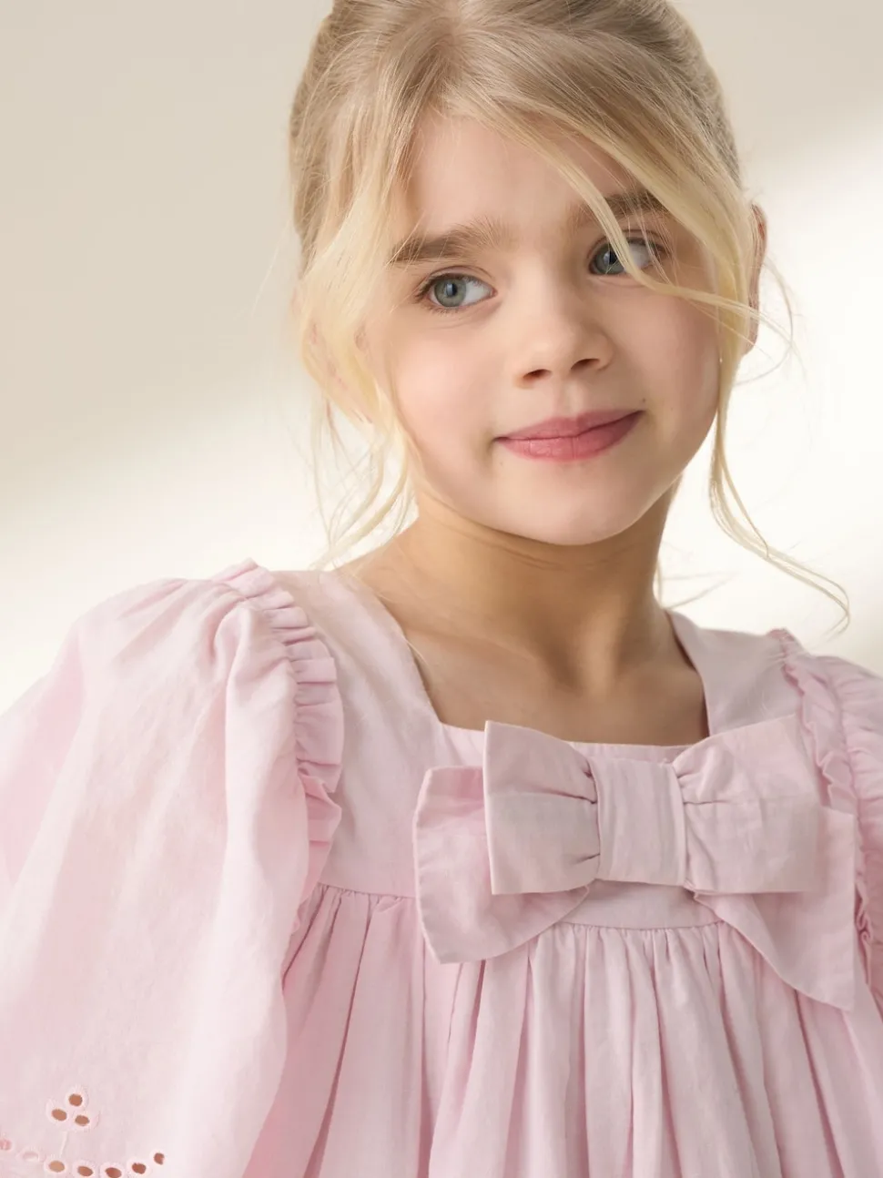 Angel & Rocket Pink Flo Woven 100% Cotton Top