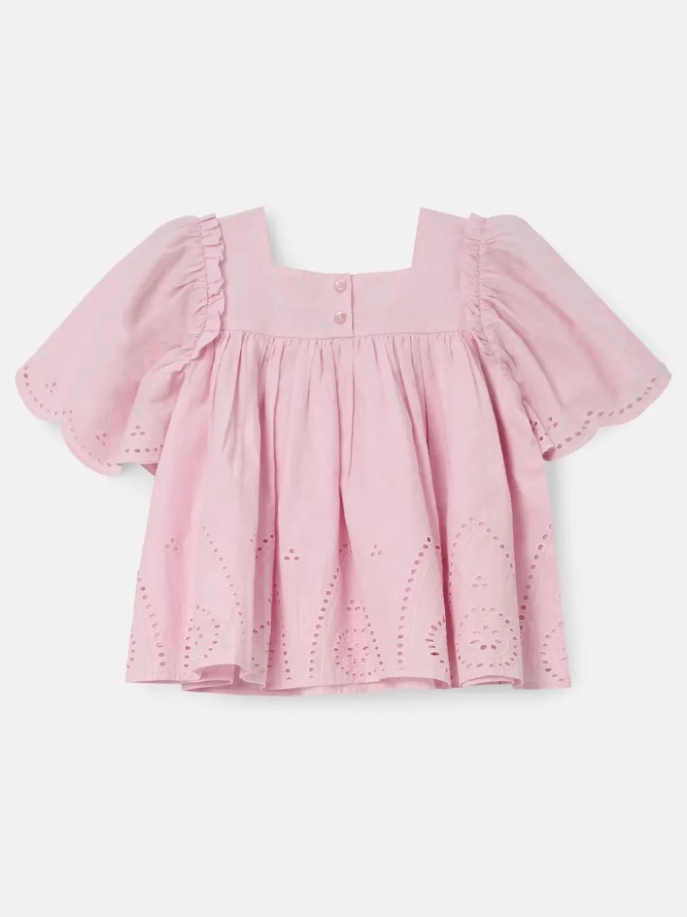 Angel & Rocket Pink Flo Woven 100% Cotton Top