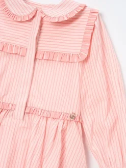 Angel & Rocket Pink Frankie Candy Stripe Shirt Dress