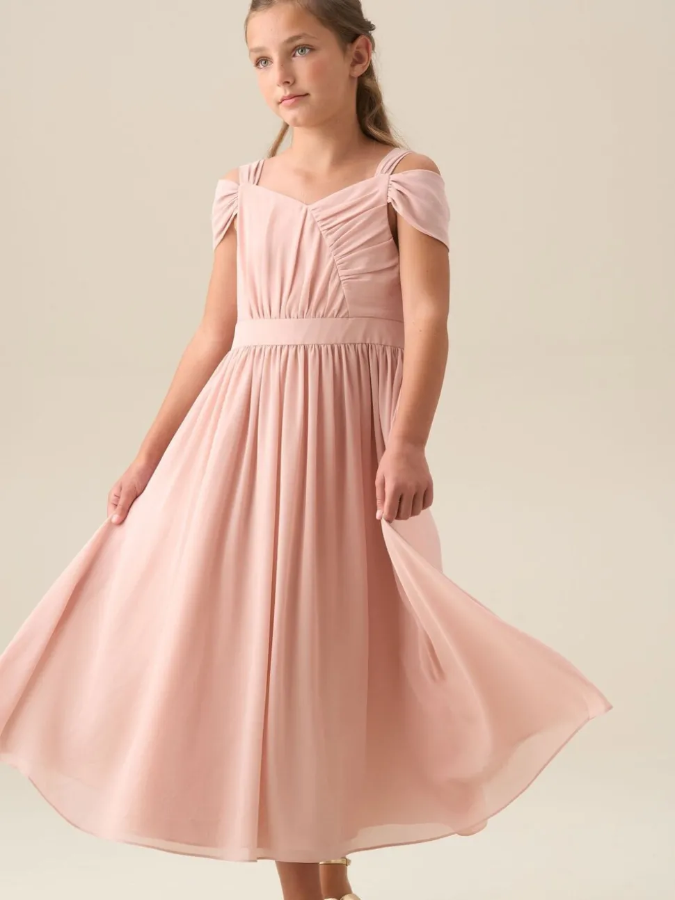 Angel & Rocket Pink Lena Maxi Dress