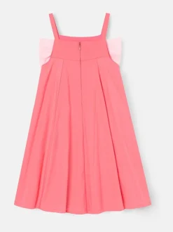 Angel & Rocket Pink Libby Bow Pleat Dress