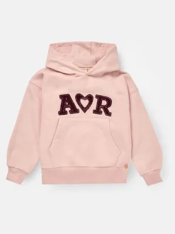 Angel & Rocket Pink Lila Active Oversized Logo Hoodie