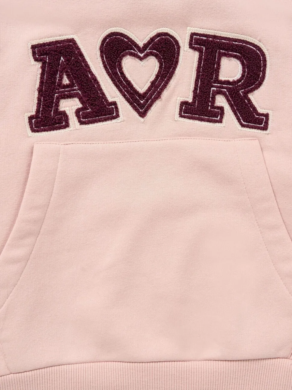 Angel & Rocket Pink Lila Active Oversized Logo Hoodie