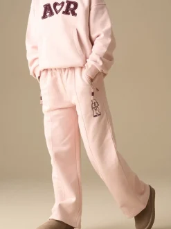 Angel & Rocket Pink Lila Active Wide Leg Joggers