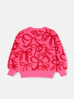 Angel & Rocket Pink Livia Bow Eyelash Jumper
