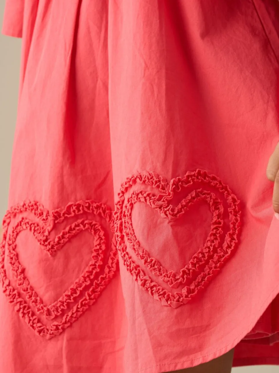 Angel & Rocket Pink Lori Heart Swing Dress