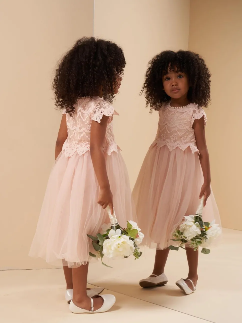 Angel & Rocket Pink Lucy Lace Dress