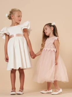 Angel & Rocket Pink Lucy Lace Dress