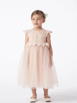Angel & Rocket Pink Lucy Lace Dress