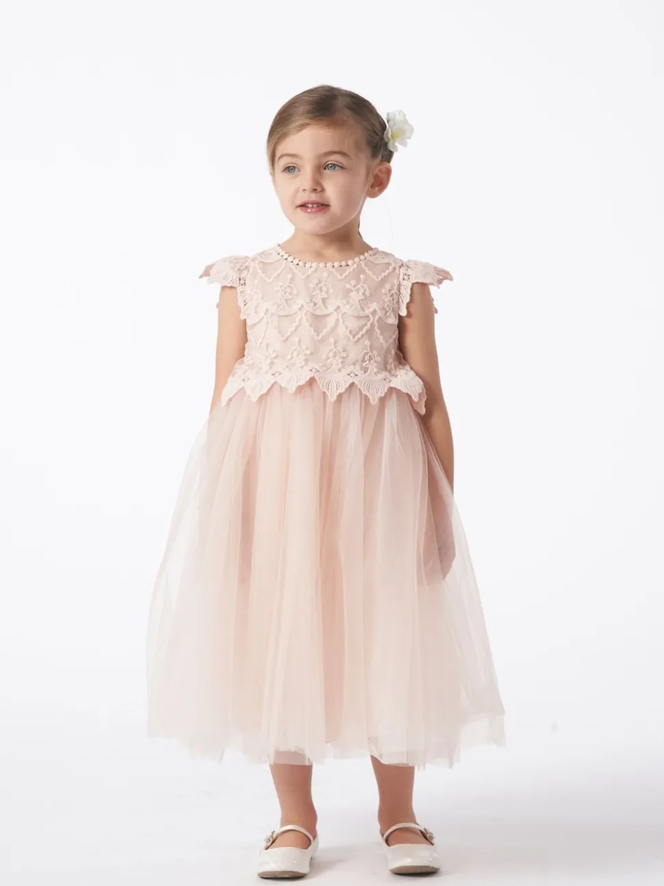 Angel & Rocket Pink Lucy Lace Dress