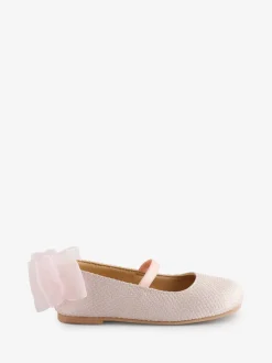Angel & Rocket Pink Mary Jane Bow Shoes