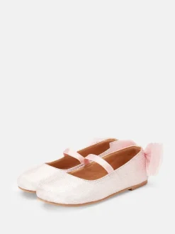 Angel & Rocket Pink Mary Jane Bow Shoes