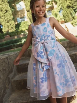 Angel & Rocket Pink Mia Bow Waist Dress