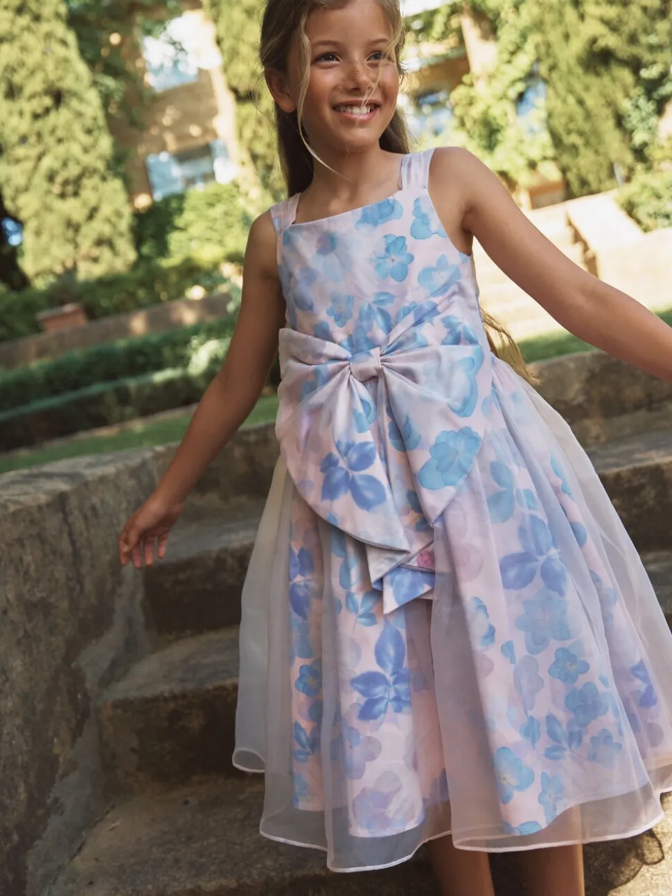Angel & Rocket Pink Mia Bow Waist Dress