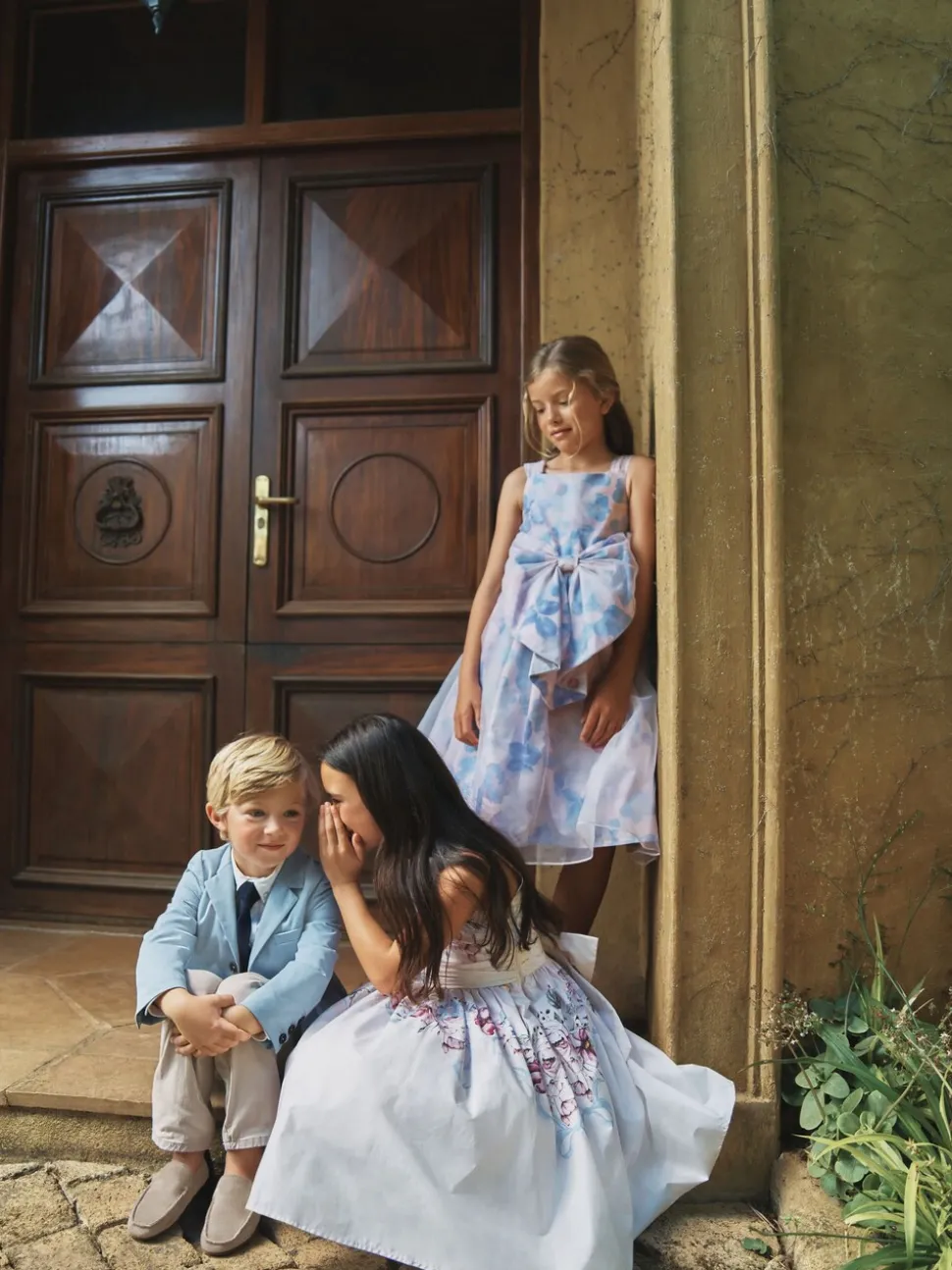 Angel & Rocket Pink Mia Bow Waist Dress