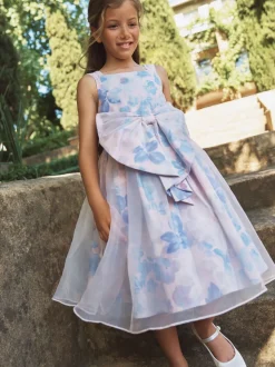 Angel & Rocket Pink Mia Bow Waist Dress