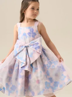 Angel & Rocket Pink Mia Bow Waist Dress