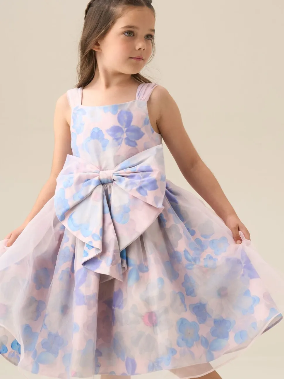 Angel & Rocket Pink Mia Bow Waist Dress