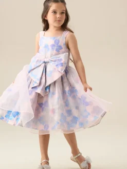 Angel & Rocket Pink Mia Bow Waist Dress