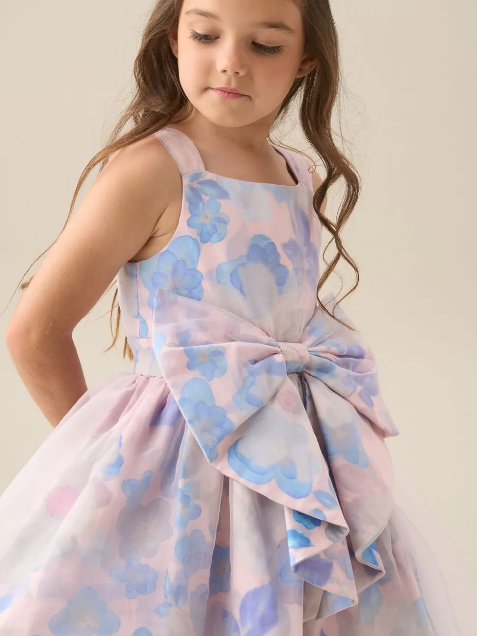 Angel & Rocket Pink Mia Bow Waist Dress