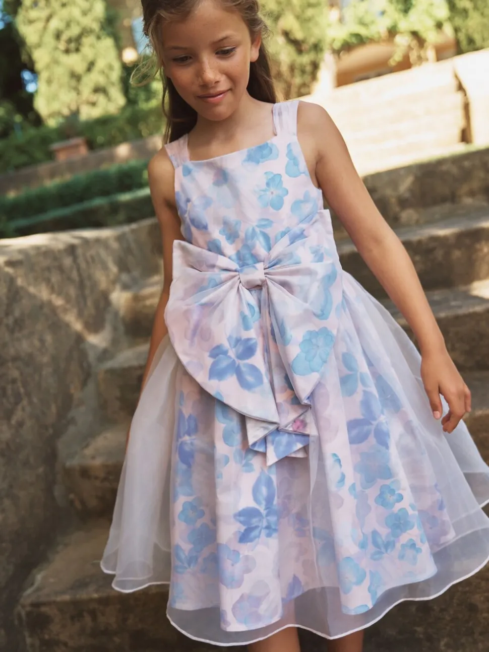 Angel & Rocket Pink Mia Bow Waist Dress