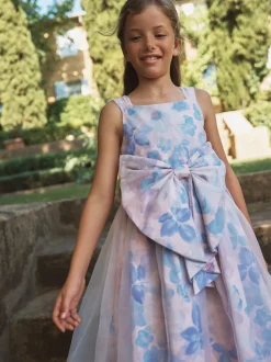 Angel & Rocket Pink Mia Bow Waist Dress