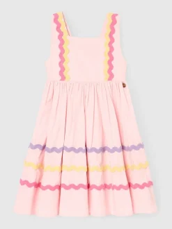 Angel & Rocket Pink Mia Wide Ric Rac Dress