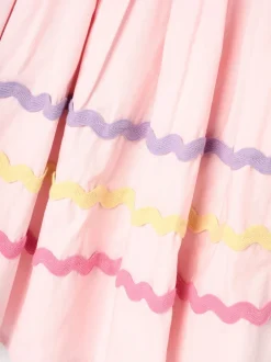 Angel & Rocket Pink Mia Wide Ric Rac Dress